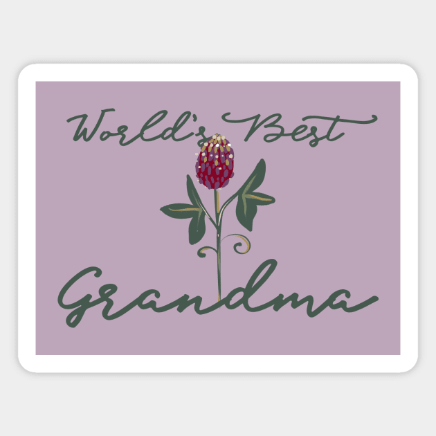 World's Best Grandma Magnet by bubbsnugg